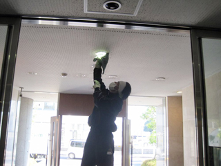 マンション共用部清掃